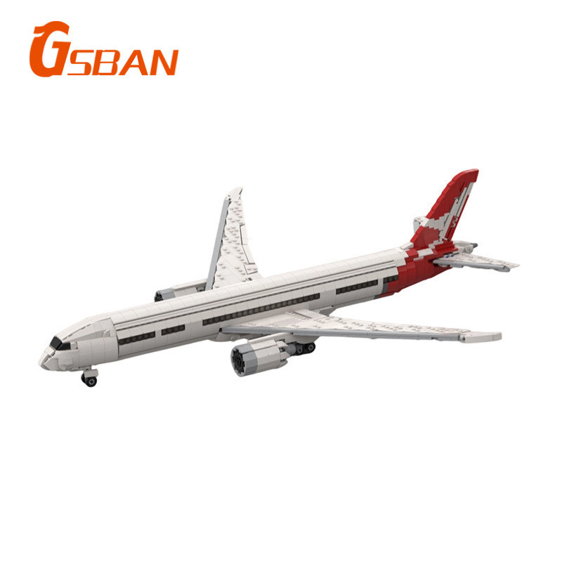 Qantas Boeing 787-9 Dreamliner เครื่องบินอาคารบล็อก 1856 ชิ้นผู้ใหญ่อาคารบล็อกของเล่นของขวัญ