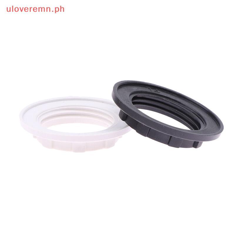 Uloveremn 5 ชิ้น E14/E27 โคมไฟคอแหวนเกลียว Retainer ล็อคซ็อกเก็ตลดแหวน PH
