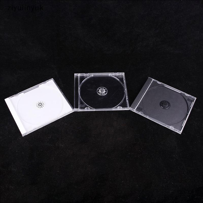 Ziyulinyuk โปร่งใสด้านล่าง CD Box Empty CD Case PP พลาสติก CD Case CD Case ความจุ 1-2 แผ่น VN
