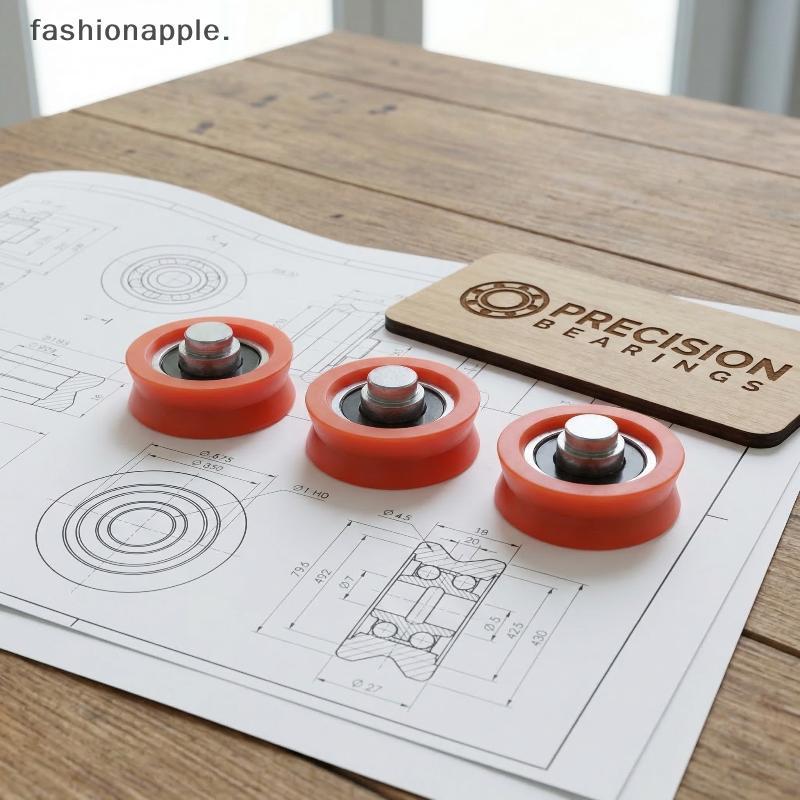 Form & Art พลาสติก Groove แบริ่งล้อเพลา POM ไนลอน Roller ท่องเที่ยวสําหรับตู้บานเลื่อนประตูหน้าต่าง 