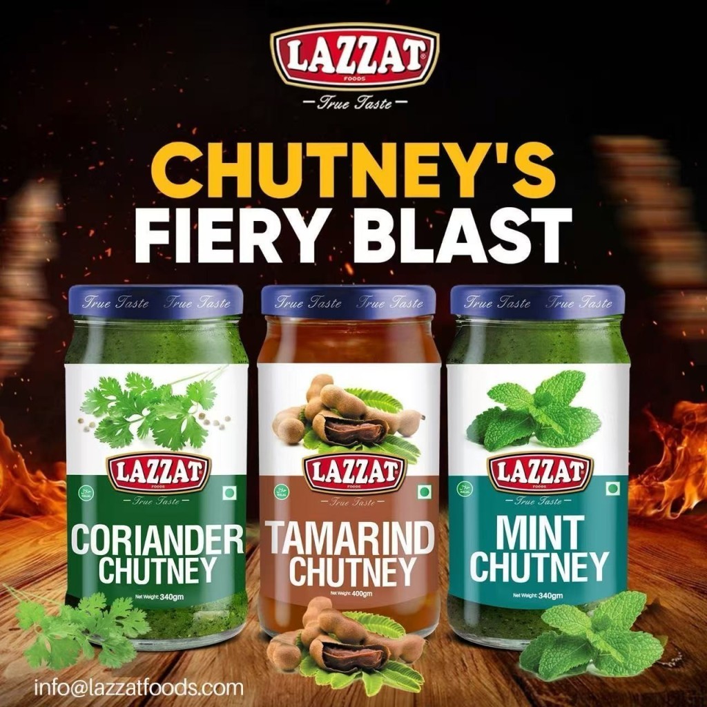 ทางกลาง巴斯进口拉特牌酸辣酱PAKISTAN IMPORTED LAZZAT CHUTNEY#巴基斯坦进口拉兹特牌酸辣酱PAKISTAN นําเข้า LAZZAT CHUTNEY09-08