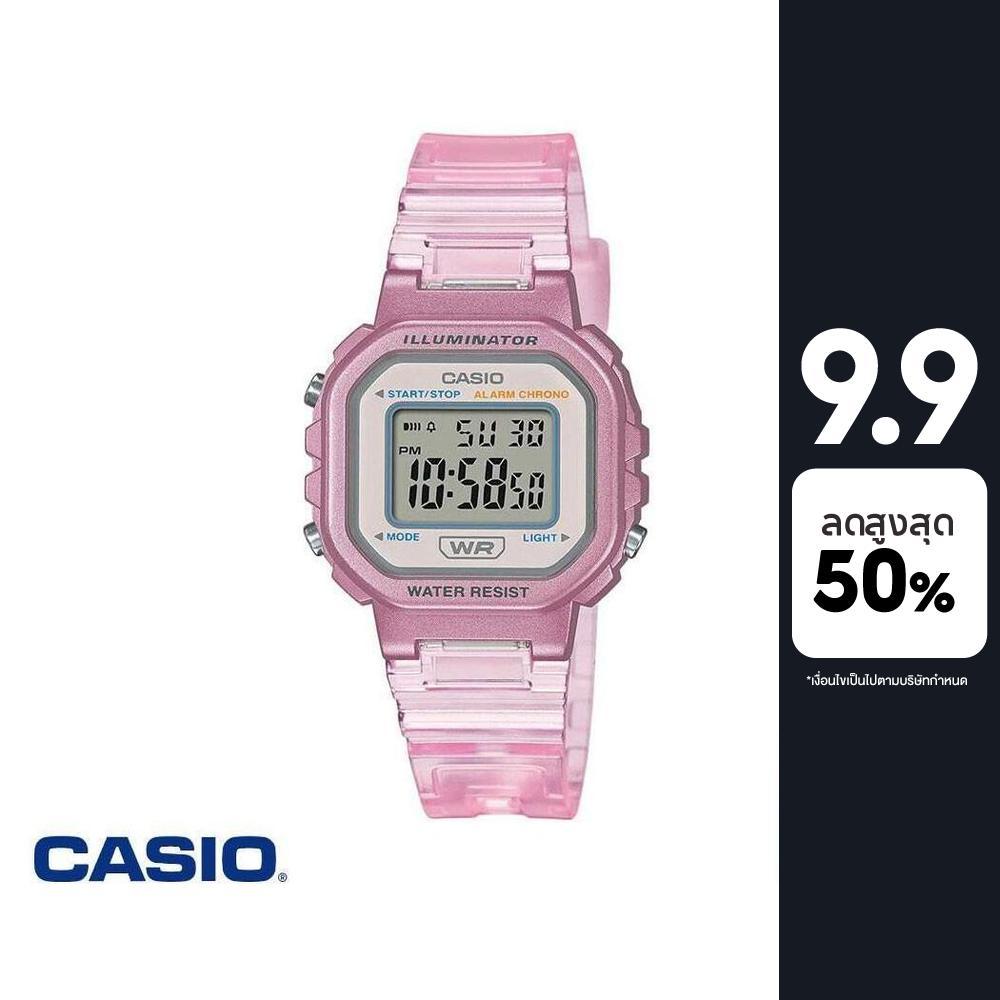 CASIO นาฬิกาข้อมือ GENERAL รุ่น LA-20WHS-4ADF สีชมพู นาฬิกา นาฬิกาข้อมือ Unisex