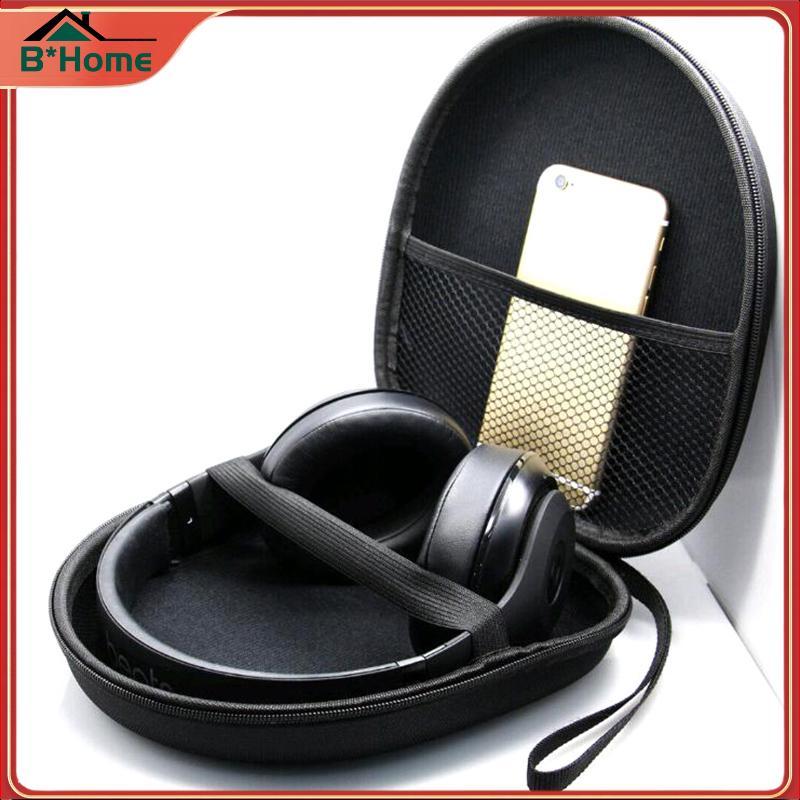 # BHTH# Hard Shell Carry Headphone Headphone Case Headphone Case Bag Collector Pouch Box ~