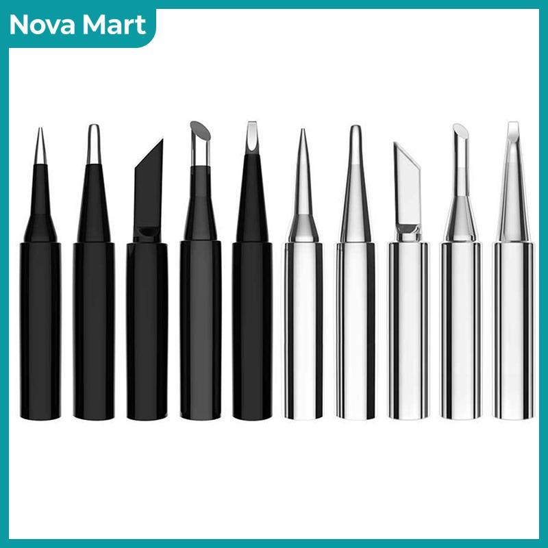 NOVA Mart 5ชิ้น I + B + K + 2.4D + 3C บัดกรีทองแดงบริสุทธิ์900เมตรชุดหัวแร้งบัดกรีไฟฟ้าภายในหัวแร้งบัดกรีร้อนเปลือย