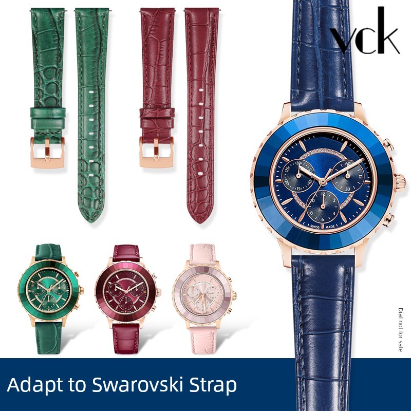 นาฬิกา ผู้ชาย seiko ของแทั นาฬิกาผู้หญิง สายนาฬิกาหนังแท้ Swarovski