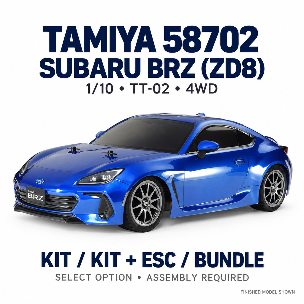 TAMIYA 58702 1/10 R/C Kit 4WD Subaru BRZ (ZD8) (TT-02 Chassis)