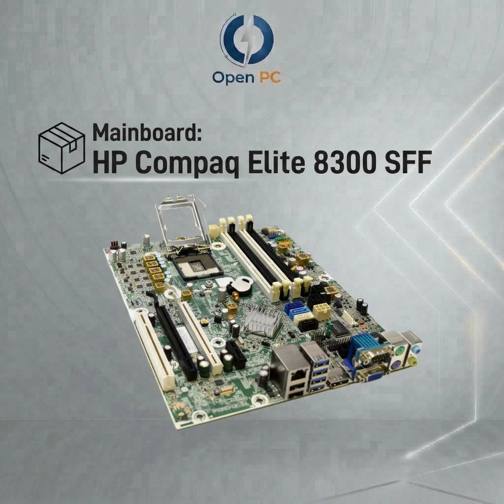 เมนบอร์ด มือสอง Mainboard  HP รุ่น Compaq Elite 8300 SFF LGA 1155 รองรับ CPU Intel Gen 3 รับประกัน 3
