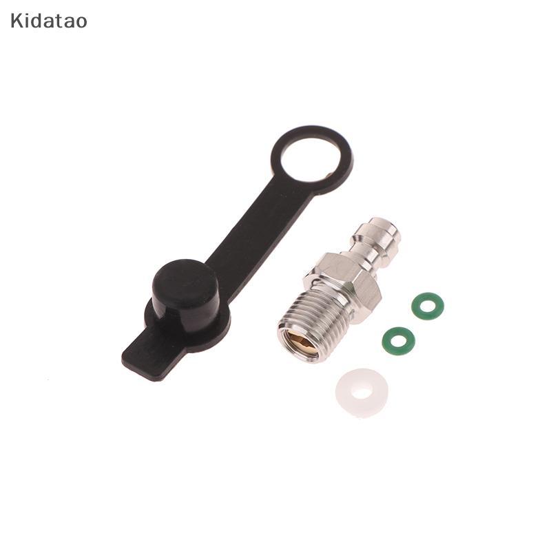 Kidatao ขั้วต่อชาย 8 มม.ชายเกลียว Qui Connect วาล์ว PCP บรรจุวาล์ว M10x1 1/8NPT 1/8BSPP สําหรับปั๊มแ