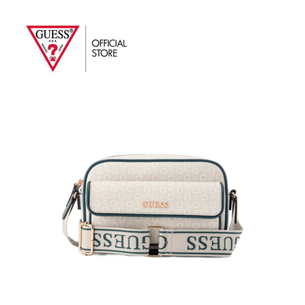 GUESS กระเป๋า รุ่น SG172770 ERIN MINI CROSSBODY TOP ZIP สีขาว