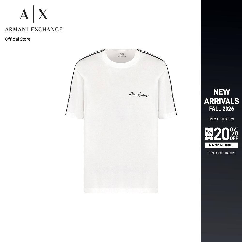 Armani Exchange เสื้อยืดผู้ชาย รุ่น 8NZTSG-ZJ9AZ-1116 - สีออฟไวท์