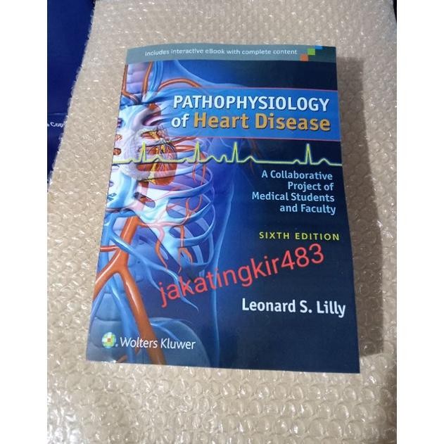 หนังสือทางกายภาพ Pathophysiology of heart โรค 6th Six edition leonard s lilly