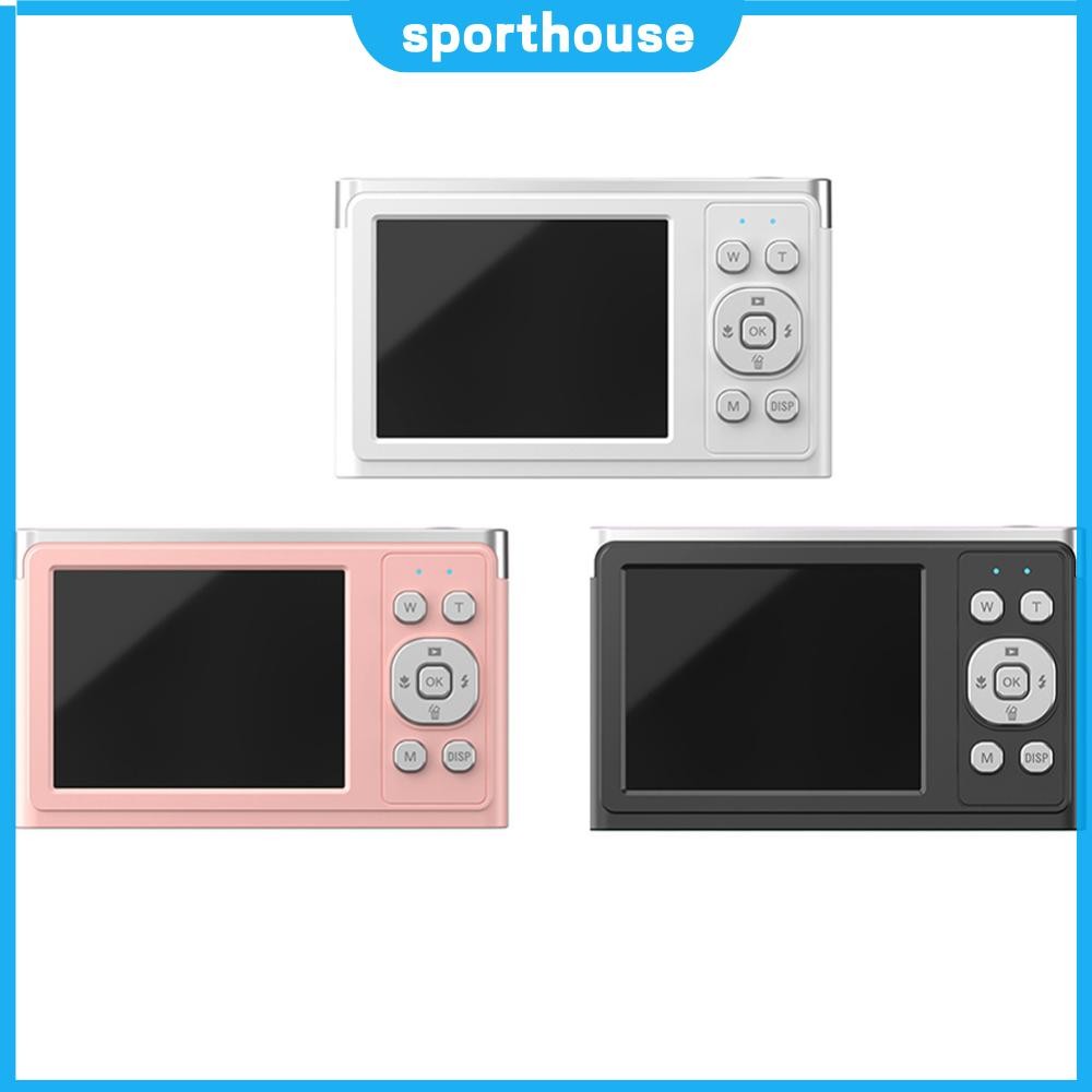 กล้องดิจิตอล 4K พร้อม LED Flash Vlogging Camera 16X Zoom 16X Zoom Digital Camera สําหรับถ่ายภาพ [spo