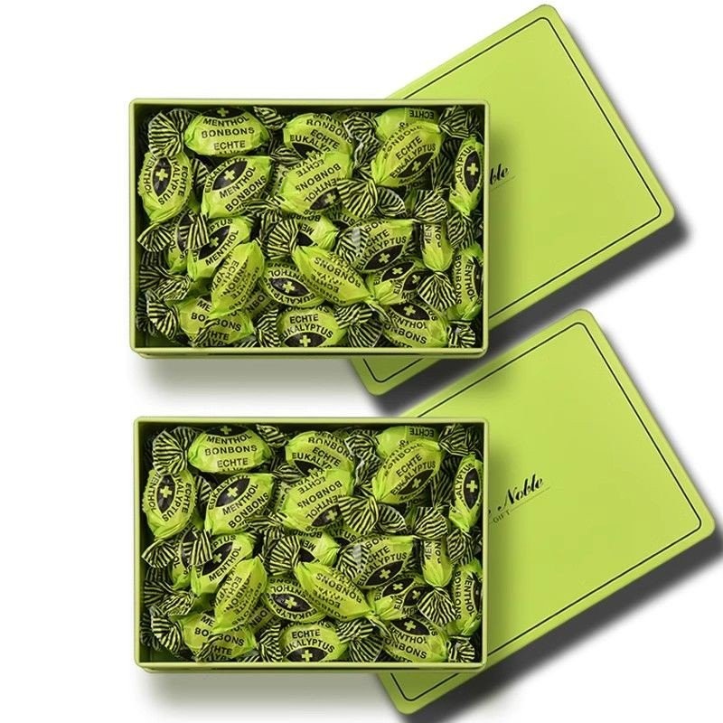 เยอรมัน Bodeta นําเข้า Oka Lozenges Strong Lozenges คอปกป้องลูกอมมิ้นต์ลมหายใจสดชื่นสดชื่น