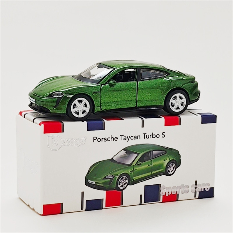 ของแท้ที่ได้รับอนุญาต Taycan Taycan โมเดลรถโลหะผสม Boutique Collection เครื่องประดับรถของเล่น