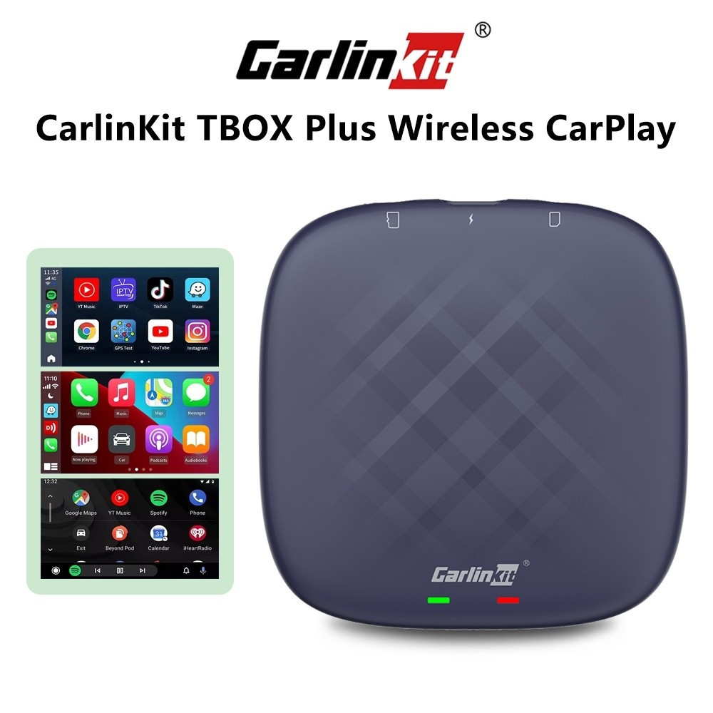 CarlinKit 8G + 128G CarPlay Ai Box Plus Android 13 สําหรับ Netflix YouTube Android Auto & CarPlayHT9