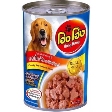 Live (ยกลัง 24 กระป๋อง) โฮ่งๆ Hong Hong อาหารสุนัขเปียก ชนิดกระป๋อง ขนาด 400กรัม **ไม่รับผิดชอบกรณีกระป๋องบุบจากขนส่ง** - รูปที่ 4