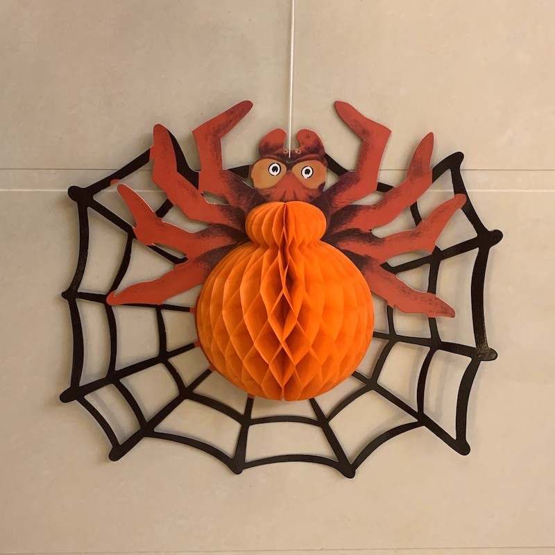 HALLOWEEN HALLOWEEN Ghost Festival Party Props ตกแต่งเทศกาลตกแต่ง Spider เครื่องประดับ Shadow Spider