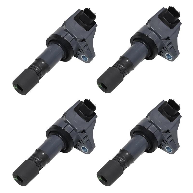 4 ชิ้นคอยล์จุดระเบิดสําหรับฮอนด้าซีวิค IX 1.8 VIII 1.6 CR-V CRV IV 2.0 2012- 30520R1AA01 099700181 3