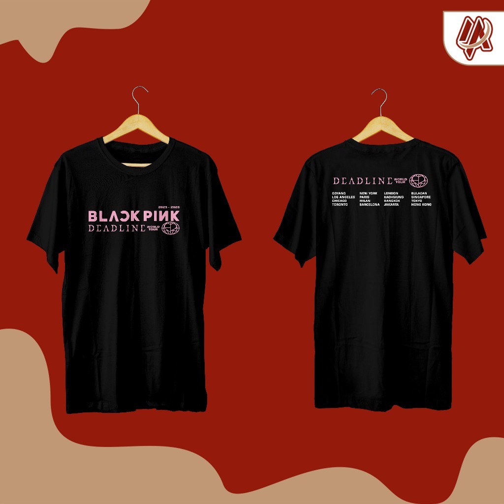 [พรีเมี่ยม] เสื้อยืด BLACKPINK - DEADLINE WORLD TOURING 2025 VER. 6