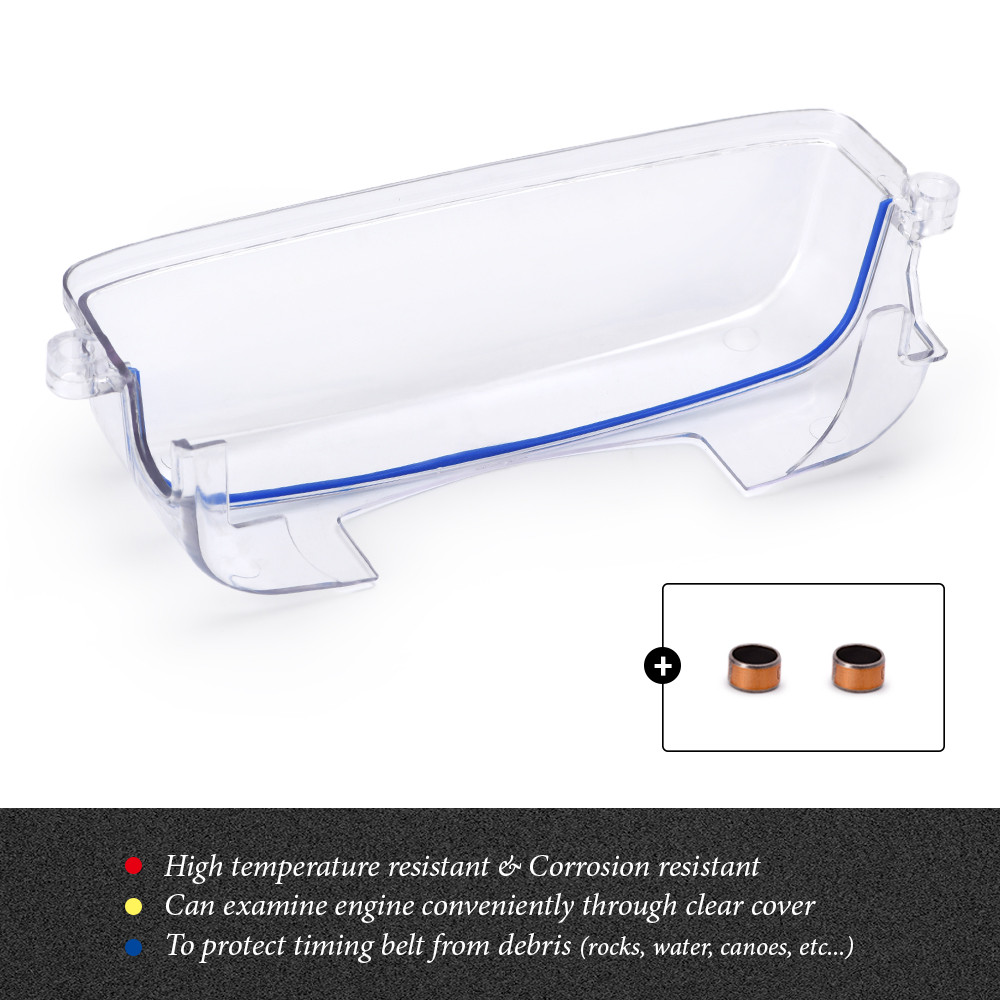 - Turbo Cam Pulley Timing Belt Cover Clear 2JZ Toyota Supra