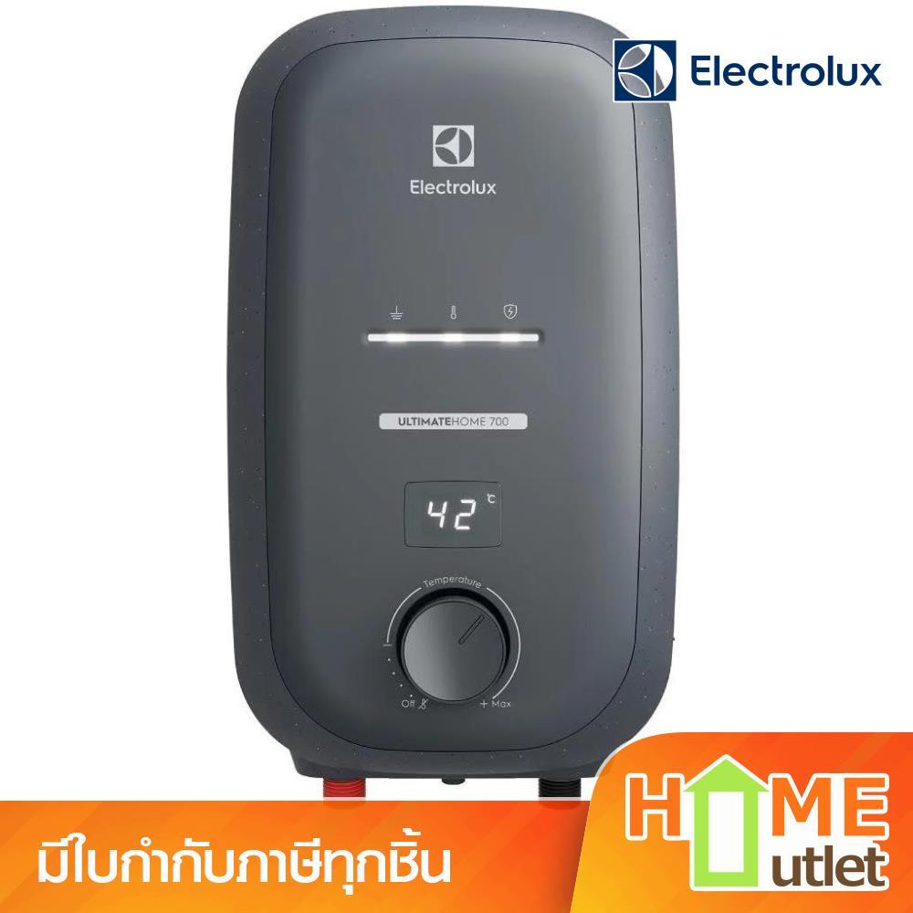 ELECTROLUX เครื่องทำน้ำอุ่น 3800W สีเทาดำ รุ่น EWE381RX1G6 (24570)