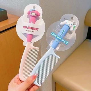 🇹🇭 jo016 หวีการ์ตูนน่ารัก Sanrio Kuromi หวีสาวผมยาวไม่ทำร้ายหนังศีรษะ พร้อมส่งจากไทย