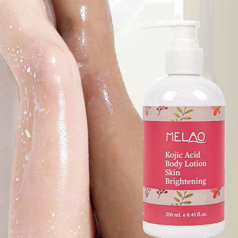 Melao Kojic Acid Body Lotion เพิ่มครีมบํารุงและทําให้ผิวเงางามและชุ่มชื้น