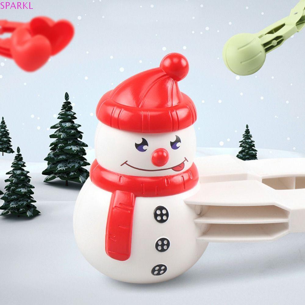 SPARKLENOVA Duck Snowball Clip, Early Education Heart Dinosaur Snowball Maker Mold, Winter Fight Lio