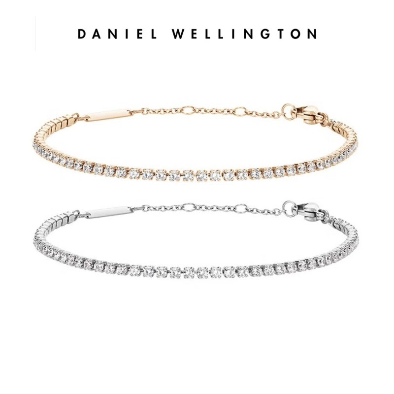 【ของแท้ 💯จัดส่งที่รวดเร็ว🚀】 Daniel Wellington Classic Tennis Bracelet Crystal กำไลข้อมือ