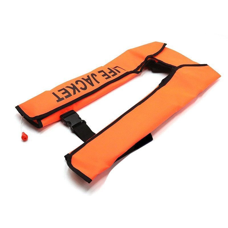 เสื้อชูชีพอัตโนมัติพองคอแขวนผู้ใหญ่ตกปลามืออาชีพแบบพกพาน้ําหนักเบาผู้ใหญ่เสื้อชูชีพน้ําหนักเบาบางเฉี