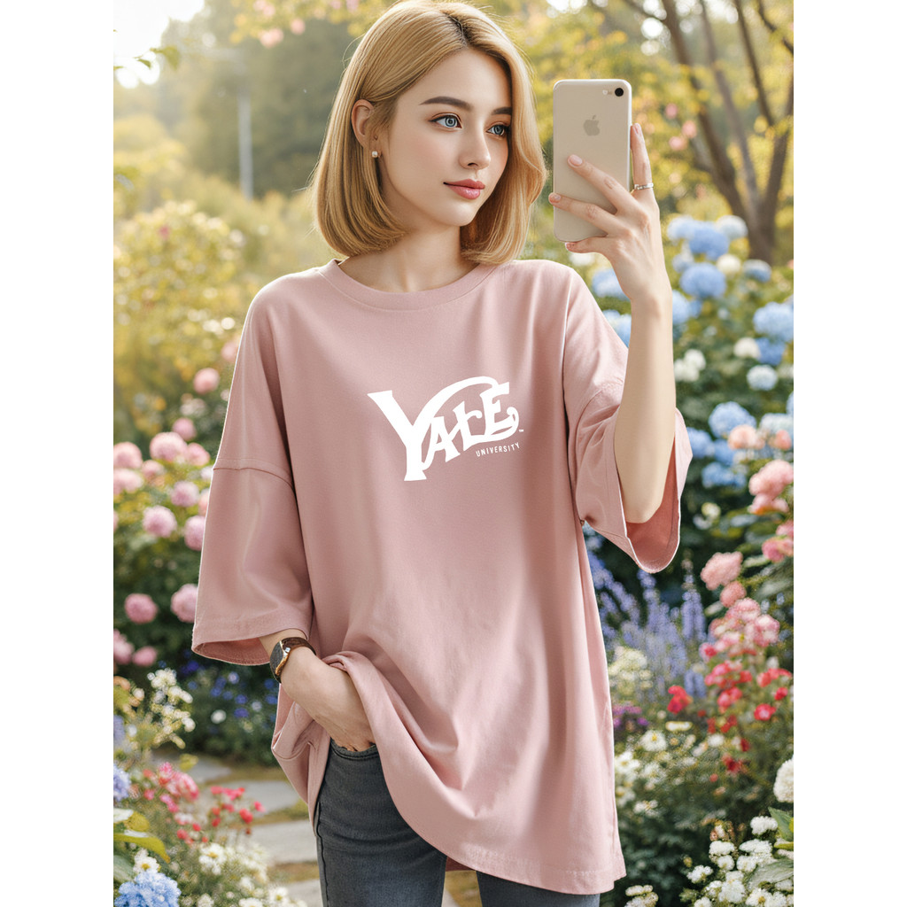 2X033 [AIYOU] M-5XLเสื้อยืดผู้หญิงTshirt Crop Top TShirtเสื้อสไตล์เกาหลีนักเรียนOversizeLooseรอบคอสุ