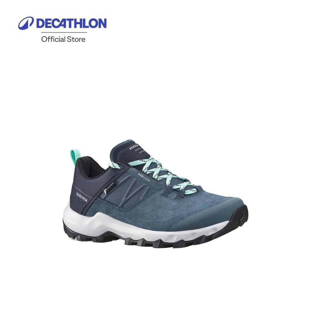 Decathlon Women’S Waterproof Mountain Walking Shoes - Mh500 รองเท้ากันน้ำเดินป่าบนภูเขาสำหรับผู้หญิง