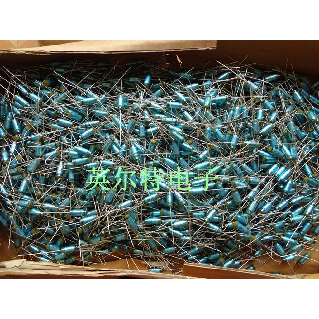 นําเข้า VISHAY ERO KP1838 Smurf Precision Capacitor 0.01 UF63V 1%