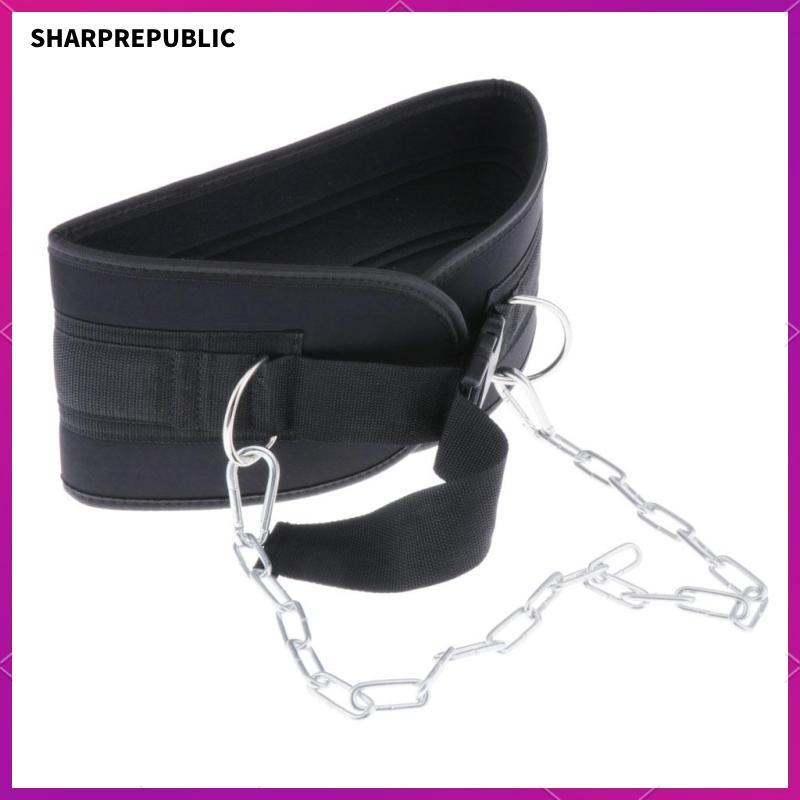 [Sharprepublic] Dip Belt with Chain – Weighted Pull Ups, Dips, และหมอบยกน้ําหนัก