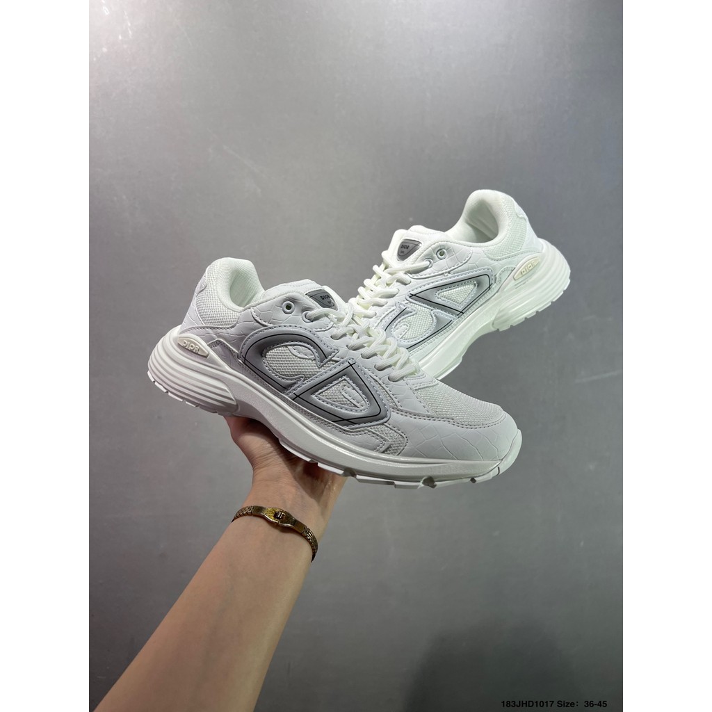 รองเท้าวิ่ง Dior B30 แบบตาข่าย ระบายอากาศได้