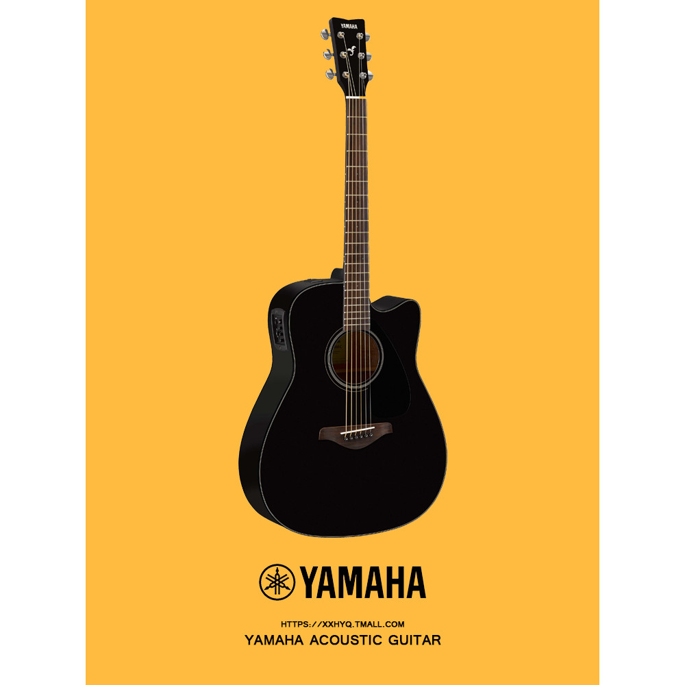 YAMAHA YAMAHA Guitar FG800 Beginner Veneer Acoustic Guitar FS800 Electric Case Acoustic Guitar FGX80