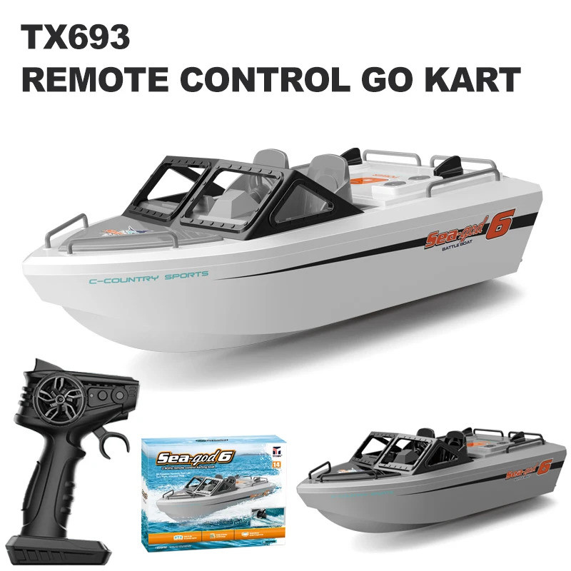 1/12 Rc เรือ Tx693 2.4g รีโมทคอนโทรล Brushless Go Kart Vortex Jet เรือแข่งความเร็วสูงรุ่นไฟฟ้าควบคุม