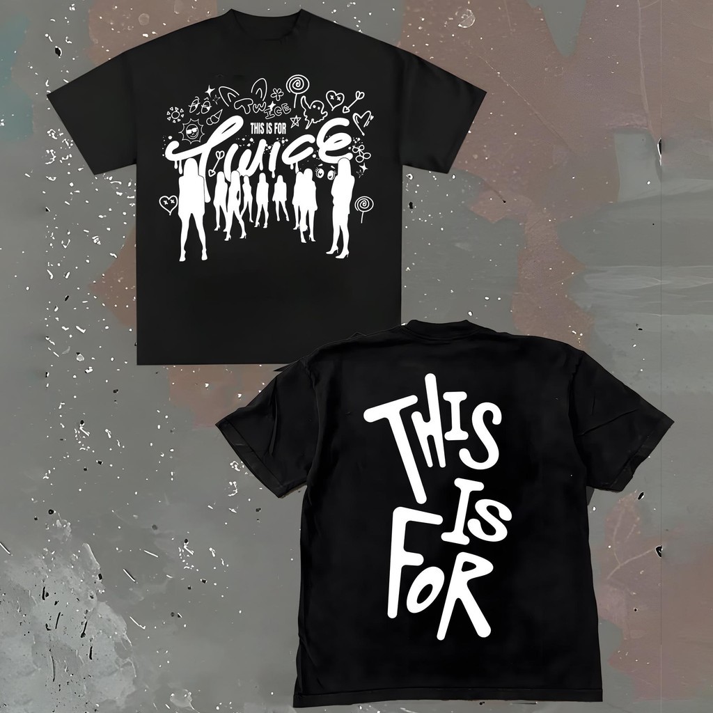 เสื้อยืด Retro Twice This Is For World Tour, เสื้อยืด This Is Four Twice