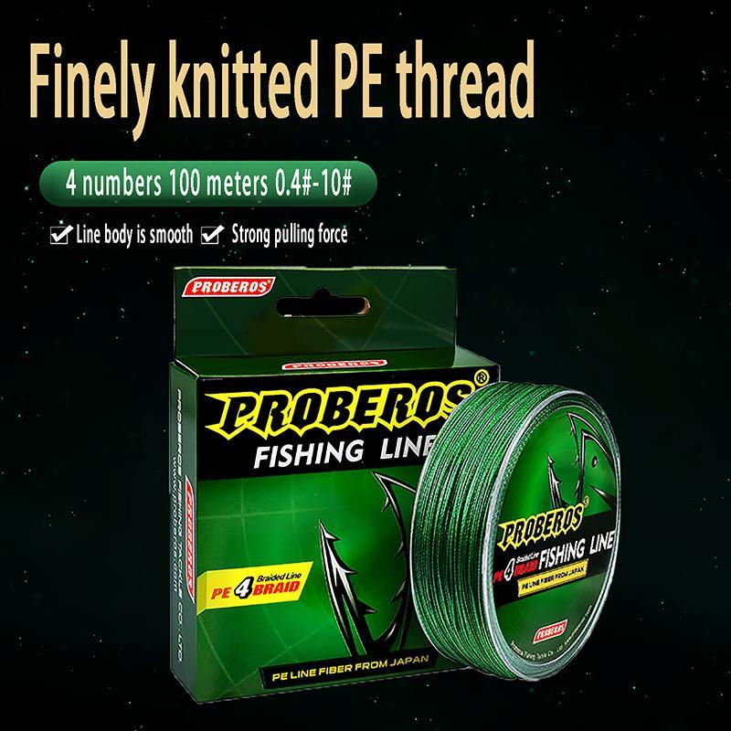 (nnangben888) 4 Braids 100m Dali Horse สายตกปลาสีเหลือง/สีฟ้า/สีแดง/สีเทา/สีเขียว 5 สี Pe Wire 0.4 -