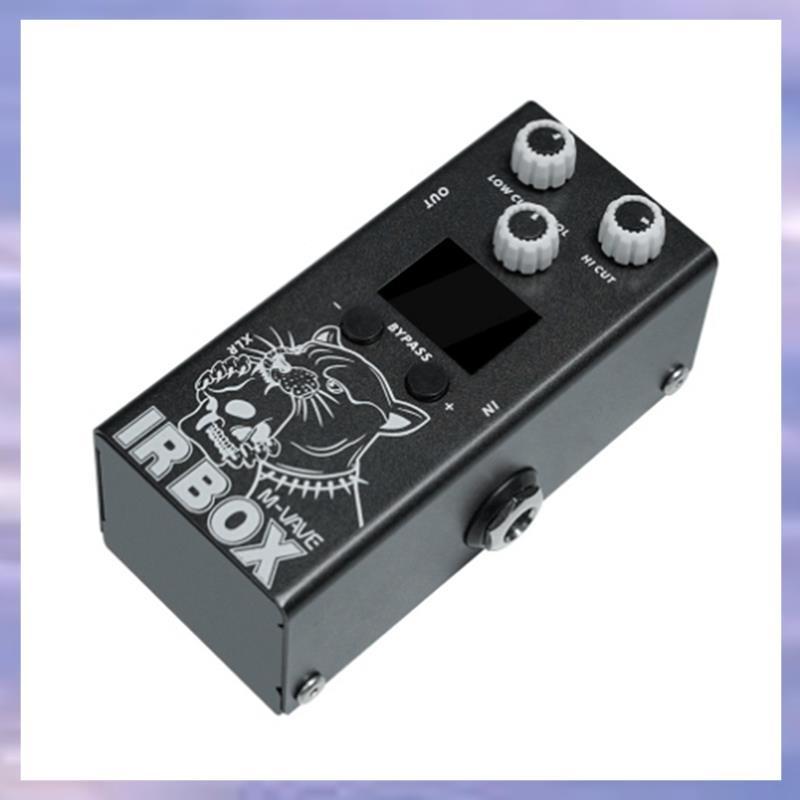 IR Box Guitar Effect Pedal พร้อม IR Cab Impulse Response ตู้ลําโพงจําลอง XLR พอร์ตเอาต์พุต DC 9V กีต