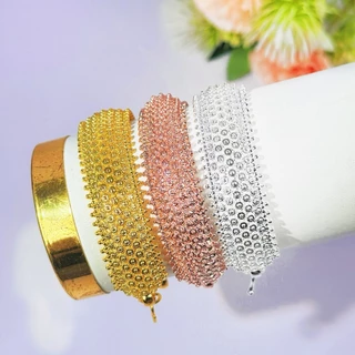 เครื่องประดับชุดไทยเด็ก กำไลข้อมือเด็ก เครื่องประดับสำหรับเด็ก สีเงิน สีทอง