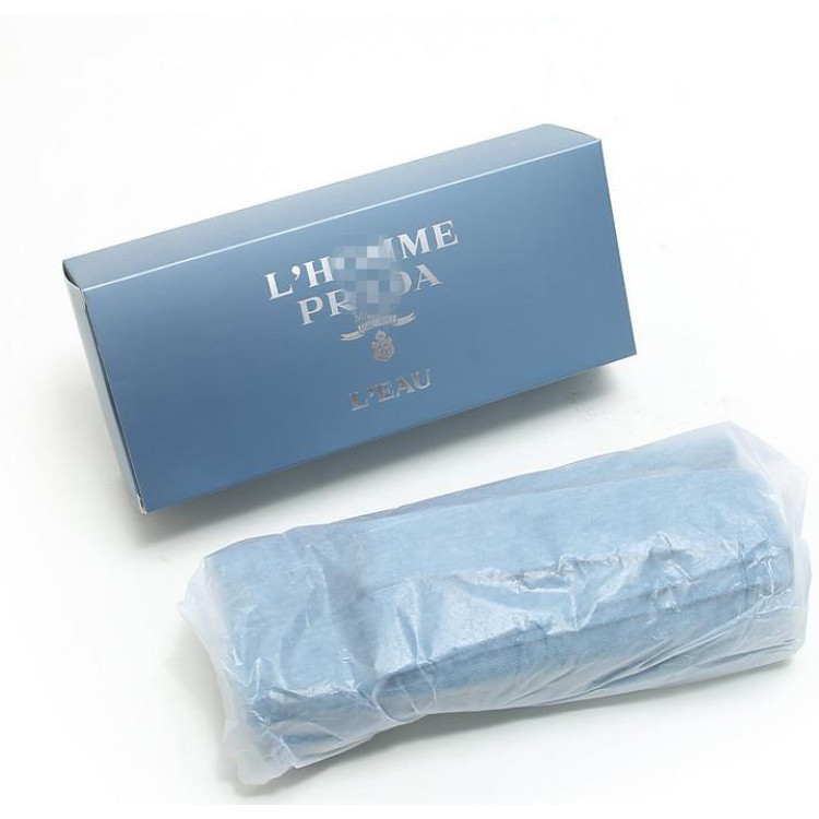 กระเป๋าถือวัสดุผ้าแคนวาส สีฟ้า เป็นมิตรกับสิ่งแวดล้อม พกพาสะดวกสำหรับกล่องอาหารกลางวันและปิคนิก