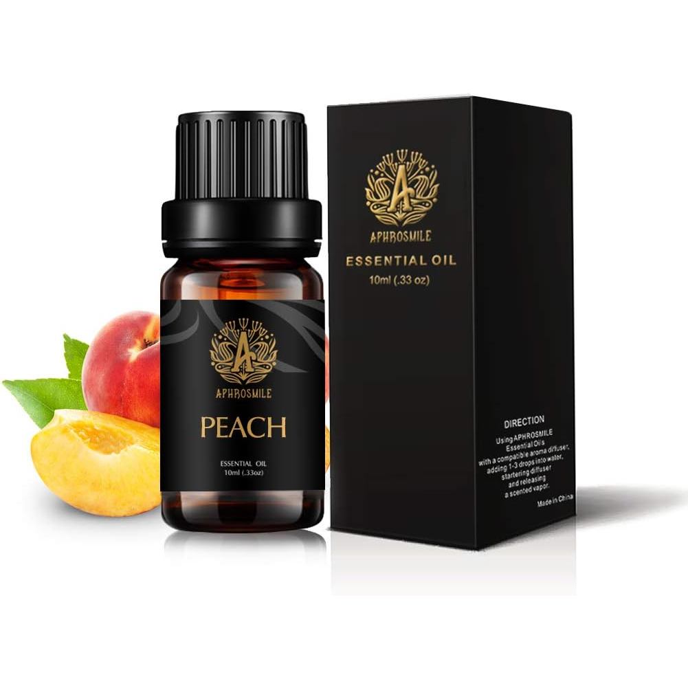 Aromaterapia Peach olio essenziale per diffusore, 100% Pure Peach profumato olio per umidificatore, 