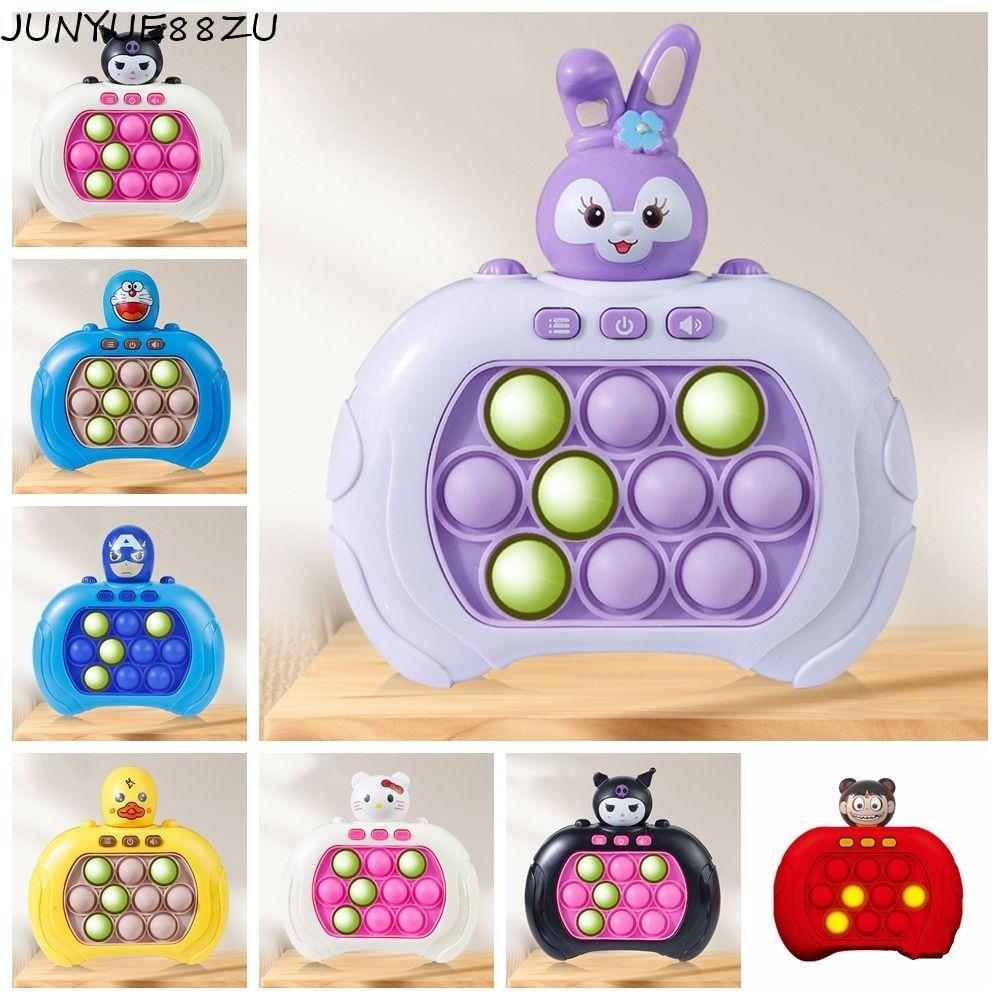 JUNYUE88ZU Push Game Pop อิเล็กทรอนิกส์, Nezha Kuromi Super Bubble Pop Light Game, Push Game Hippo D