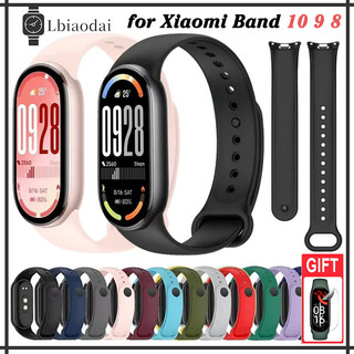 สายยางฟิล์มไฮโดรเจล HD for Xiaomi Smart Mi Band 10 9 8 ผู้ป้องกันหน้าจออ่อนฟิล์มซิลิโคนแบนด์ for Mi Band 10 9 8