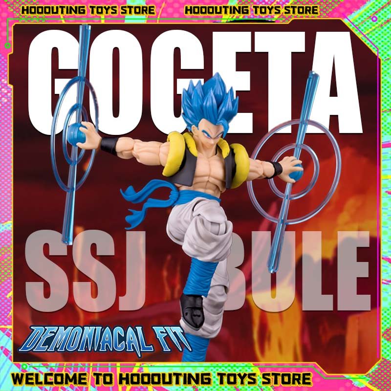 Demoniacal Fit Gogeta รูป Dragon Ball SHF Hero Waltz Ultimate Dance Gogeta Action Figure รูปที่สะสมต