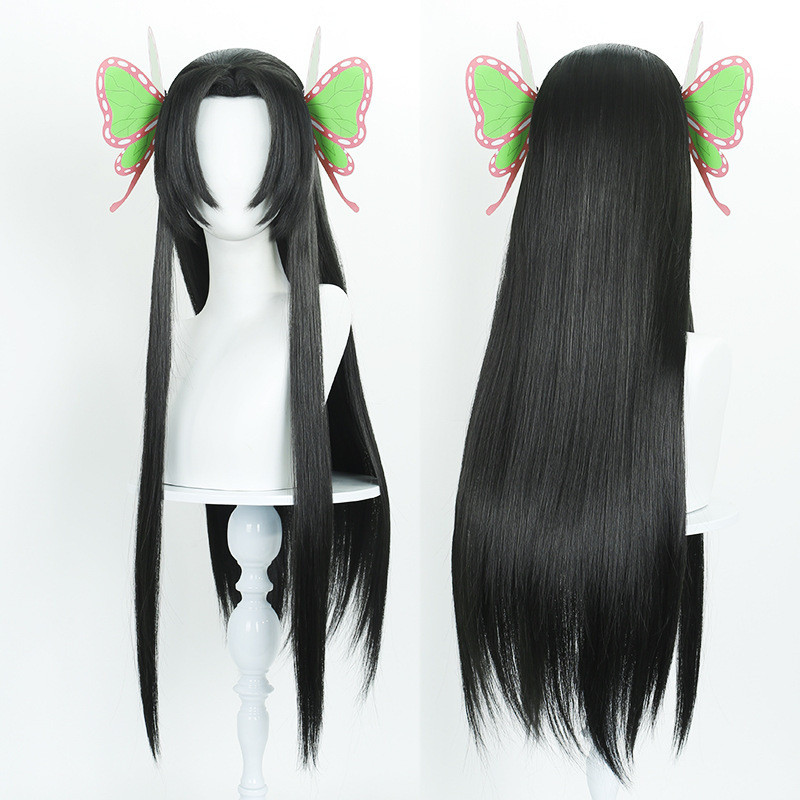 Kimetsu no Yaiba Kochou Kanae Cosplay  Wig  Cos Hollywood Outfit Heat Resistant Synthetic Hair
