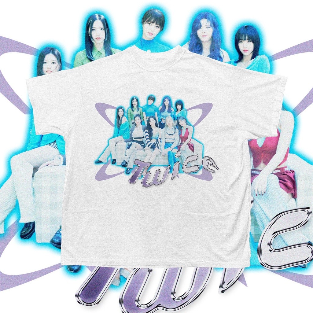 เสื้อยืด พิมพ์ลาย Kpop Twice Y2K Twice Merch Kpop ของขวัญ สําหรับของขวัญ
