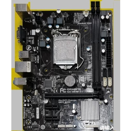 Gigabyte/Gigabyte H81M-DS2 H81M-S1 1150 เข็มซีพียูรุ่นที่ 4 ด้านบน
