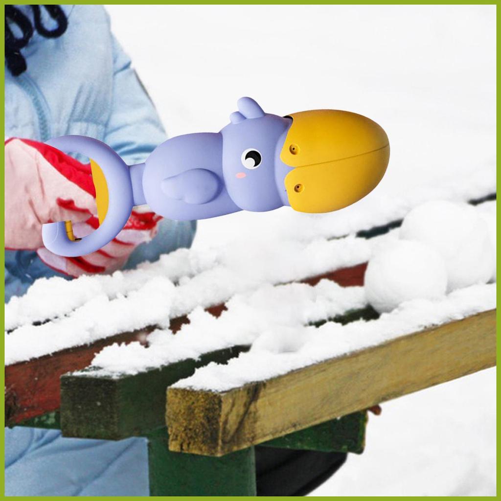 Snow Ball Makers สําหรับเด็กการ์ตูน Snow Ball Maker เครื่องมือจับหิมะเล่นของเล่นกลางแจ้งฤดูหนาวเล่นห